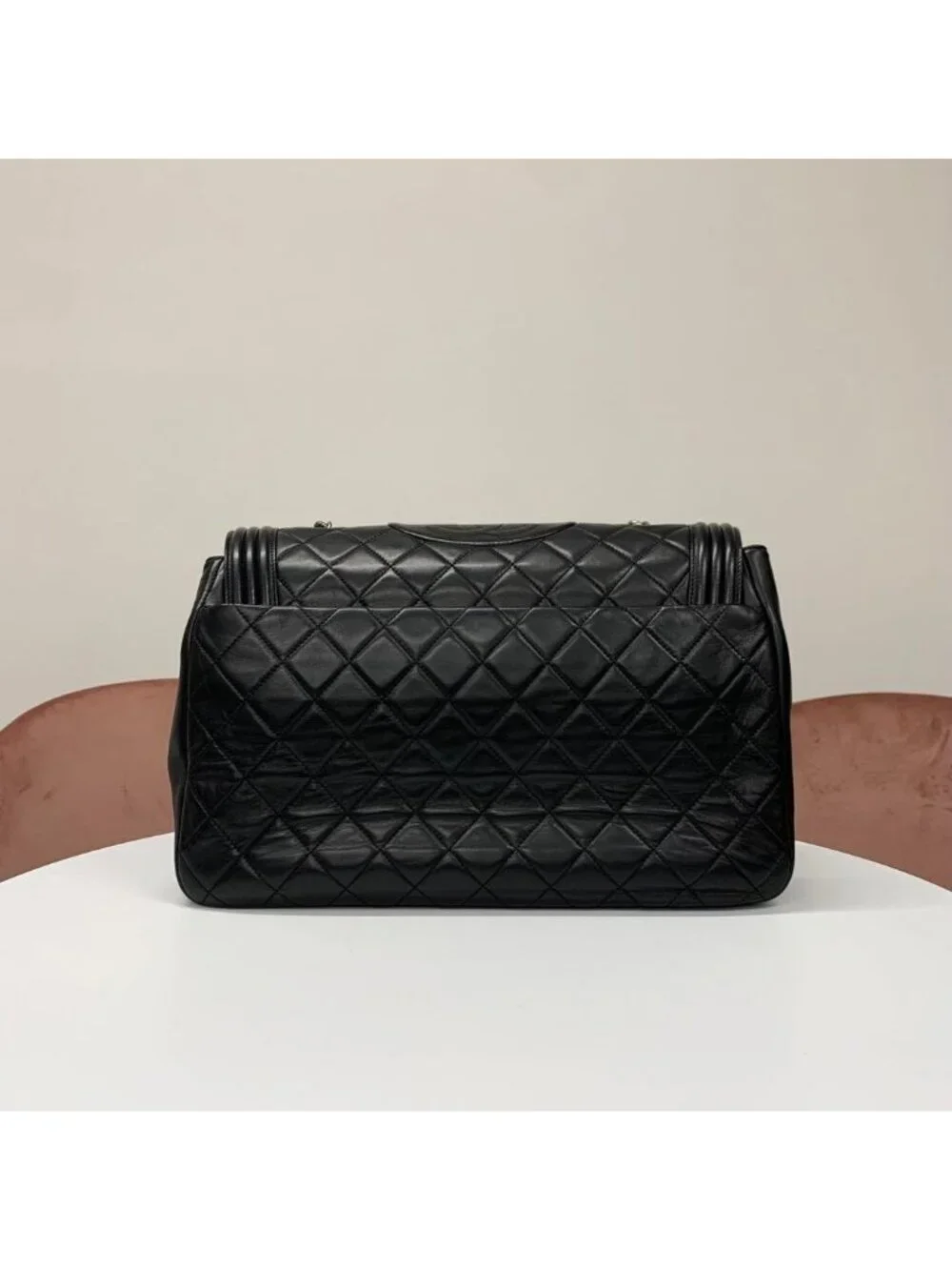 Chanel Quilted Cocomark Boy Chain Shoulder Bag